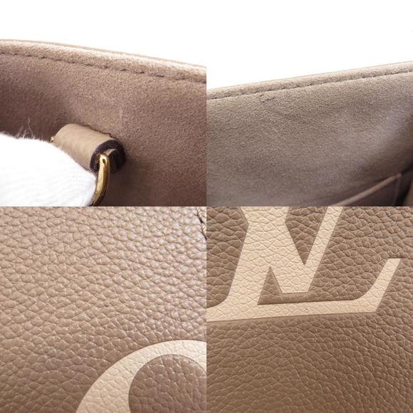 Louis Vuitton On The Go PM Bicolor Tourtrail Creme Handbag Amplant - Picture 6 of 9